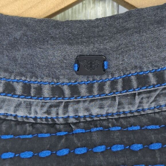 Signature Roar Men's Size XL Black Blue Western Ranch Cowboy Button Down Shirt - Picture 6 of 12